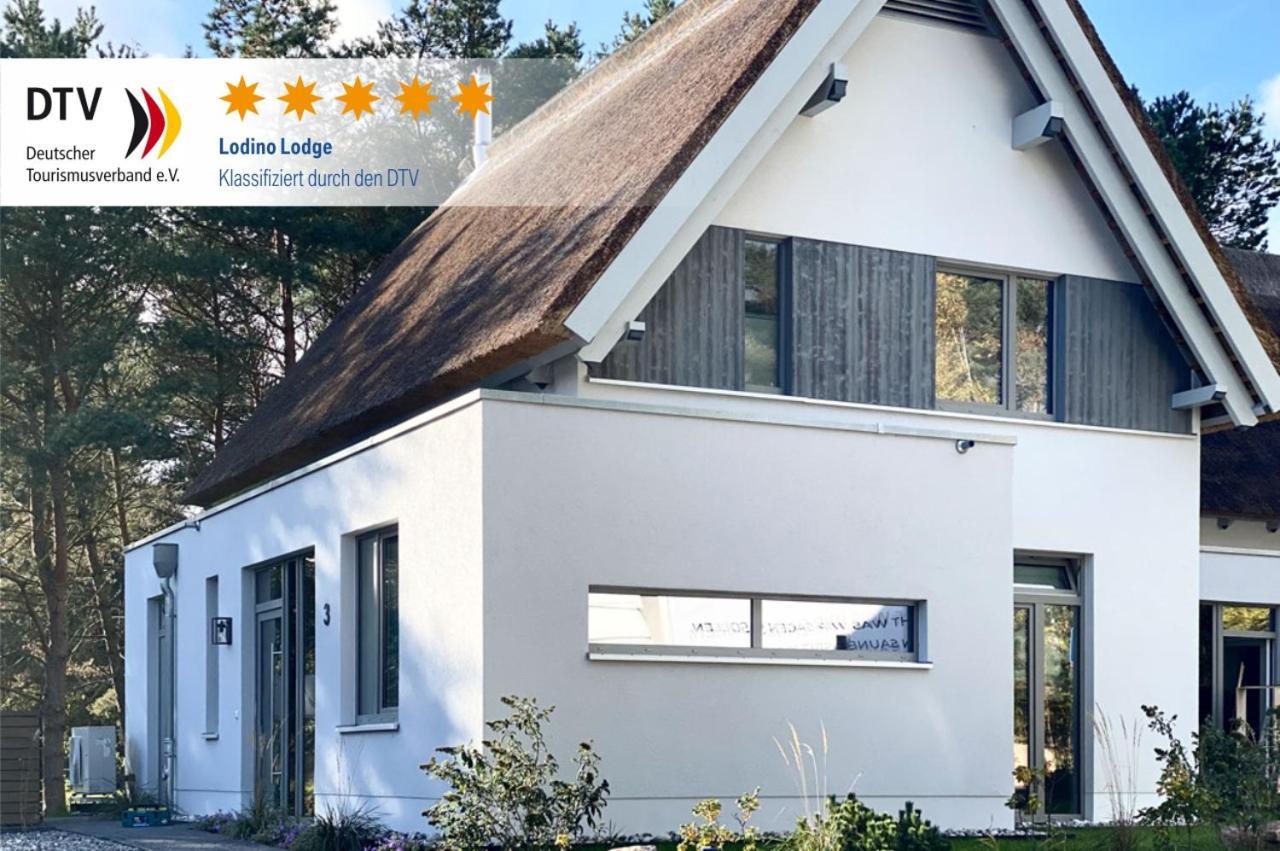 Ferienhaus Lodino Lodge Mit Sauna Und Kamin Loddin Extérieur photo